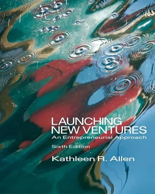 Launching New Ventures 6th Edition (Hardcover) by Kathleen R. Allen textbook cover
