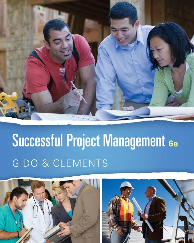 Successful Project Management 6th Edition (Hardcover) by Jack Gido textbook cover