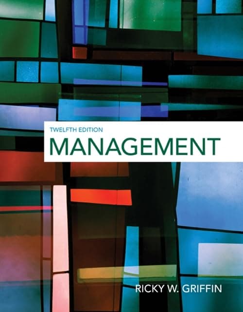Management (MindTap Course List) 12th Edition (Hardcover) by Griffin textbook cover