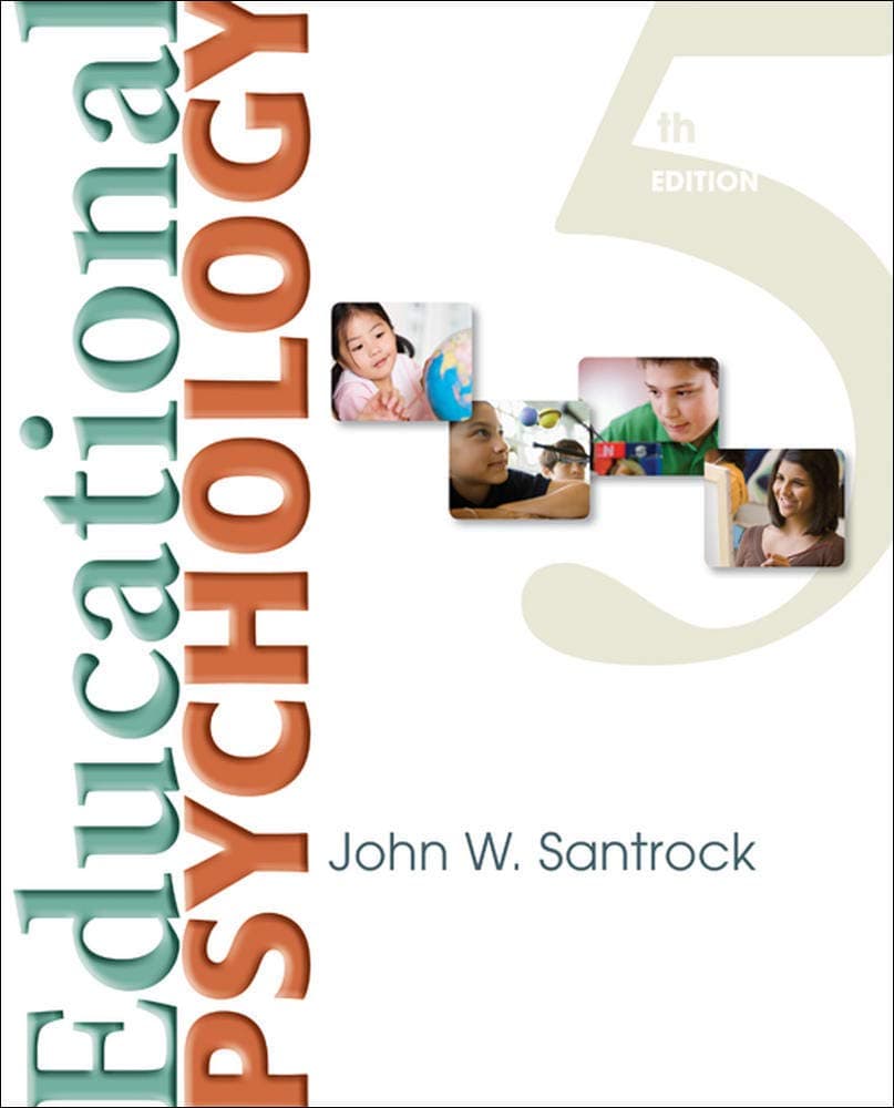 Educational Psychology 5th Edition (Paperback) by Santrock, John textbook cover