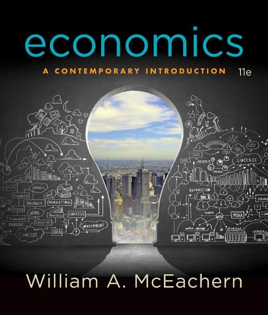 Economics: A Contemporary Introduction (MindTap Course List) 11 (Hardcover) by McEachern, William A. textbook cover