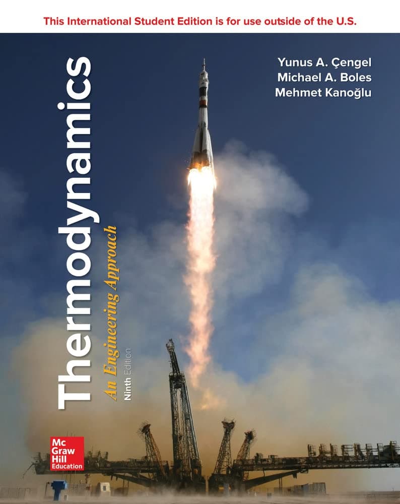 ISE Thermodynamics: An Engineering Approach 9 (Paperback) by Cengel,Yunus textbook cover