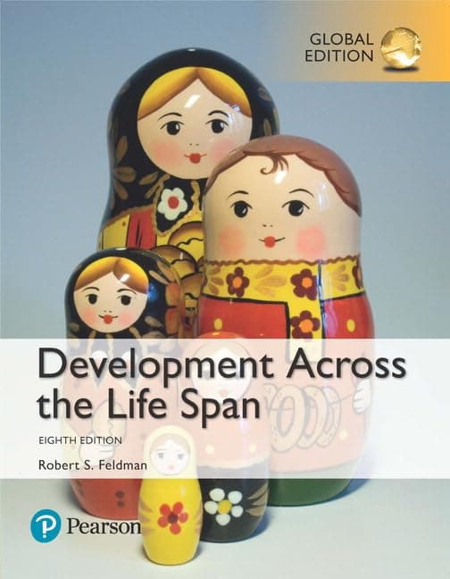 Development Across the Life Span, Global Edition 8 (Paperback) by Feldman, Robert S textbook cover