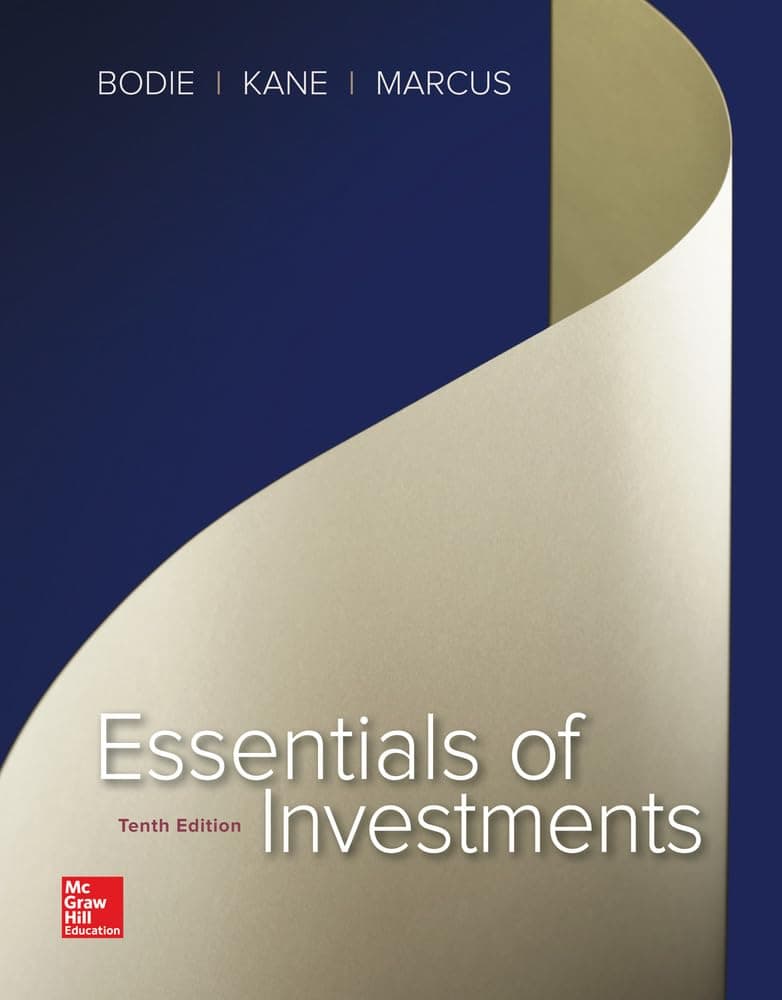 Essentials of Investments (The Mcgraw-hill/Irwin Series in Finance, Insurance, and Real Estate) 10 (Hardcover) by Bodie, Zvi textbook cover