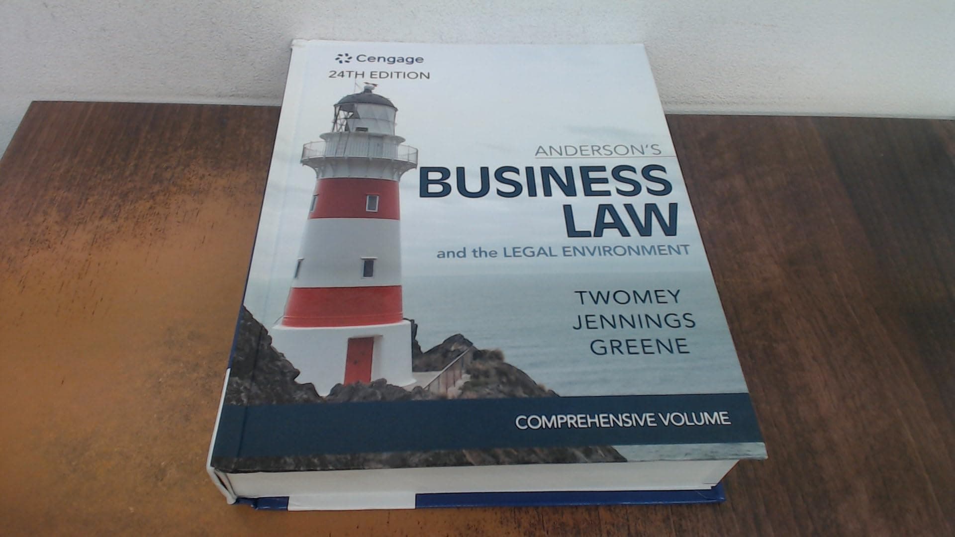 Anderson's Business Law & The Legal Environment - Comprehensive Edition (MindTap Course List) 24 (Hardcover) by Twomey, David textbook cover
