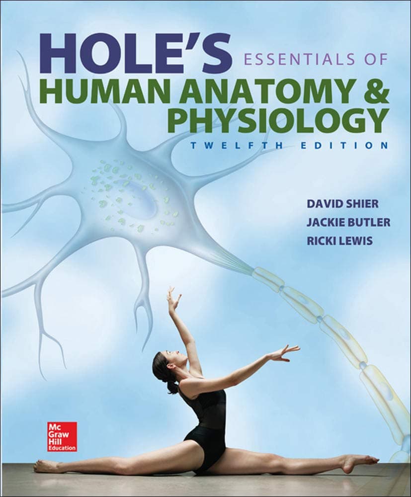 Hole's Essentials of Human Anatomy & Physiology 12th Edition (Hardcover) by Shier, David textbook cover