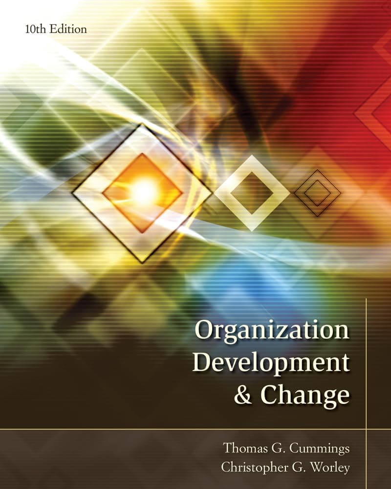 Organization Development and Change 10 by Cummings, Thomas textbook cover