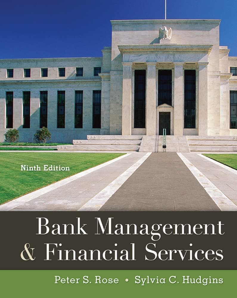 Bank Management & Financial Services 9 (Hardcover) by Rose, Peter S. textbook cover