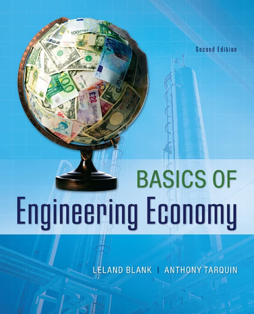 Basics of Engineering Economy 2 (Hardcover) by Blank, Leland T. textbook cover