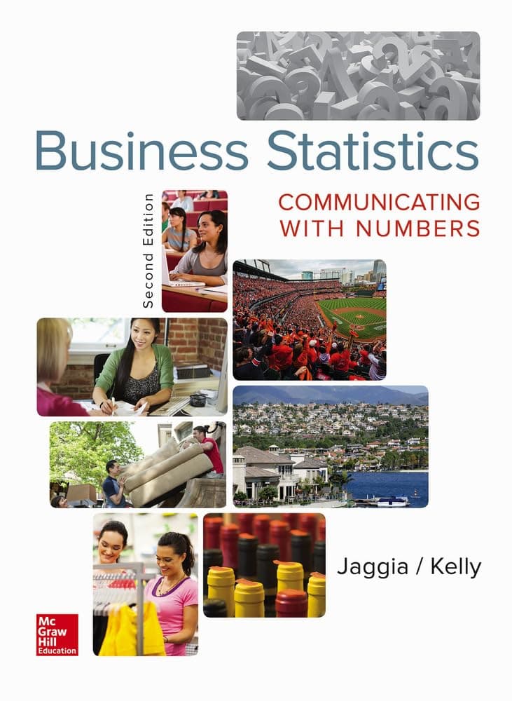 Business Statistics: Communicating with Numbers 2 (Hardcover) by Jaggia, Sanjiv textbook cover