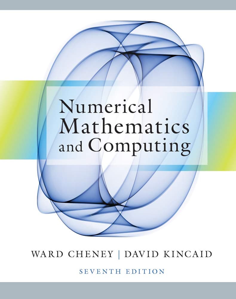 Numerical Mathematics and Computing 7 by Cheney, Ward textbook cover