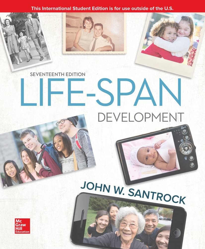 Life-Span Development 17 (Paperback) by Santrock, John textbook cover