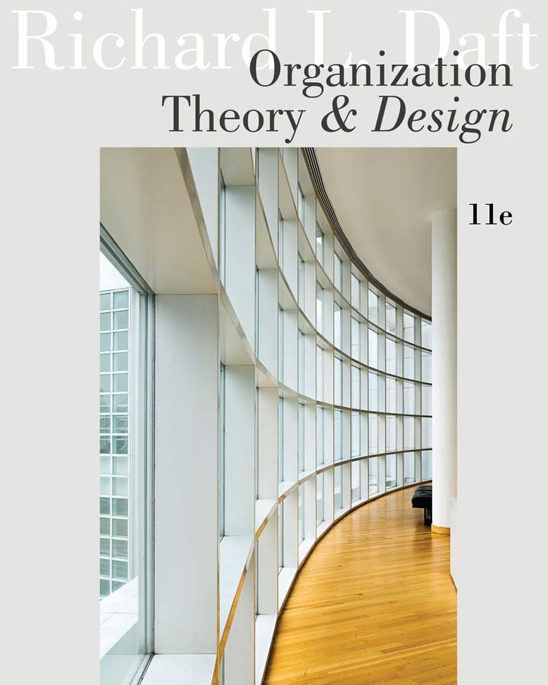 Organization Theory & Design 11 by Daft, Richard L. textbook cover