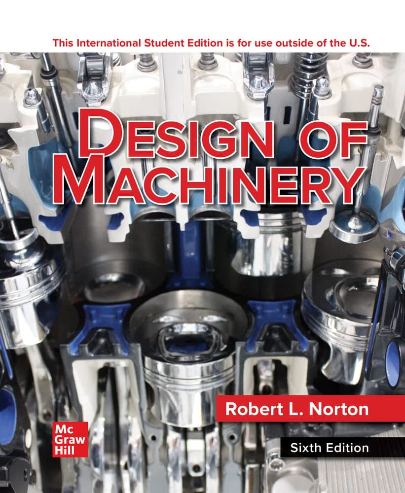 ISE Design of Machinery 6 by Norton, Robert textbook cover