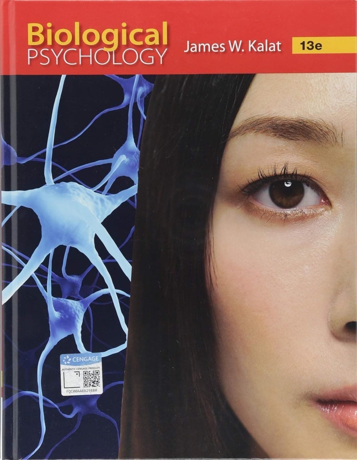 Biological Psychology 13 (Hardcover) by Kalat, James W. textbook cover