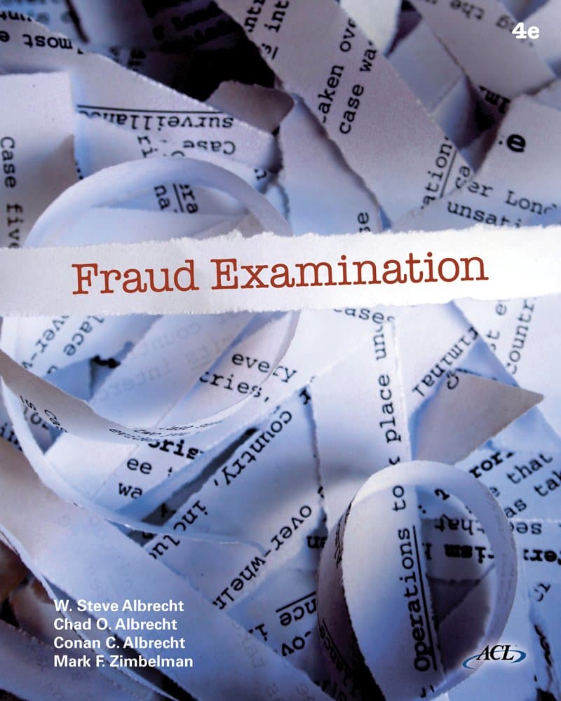 Fraud Examination 4 (Hardcover) by Albrecht, W. Steve textbook cover