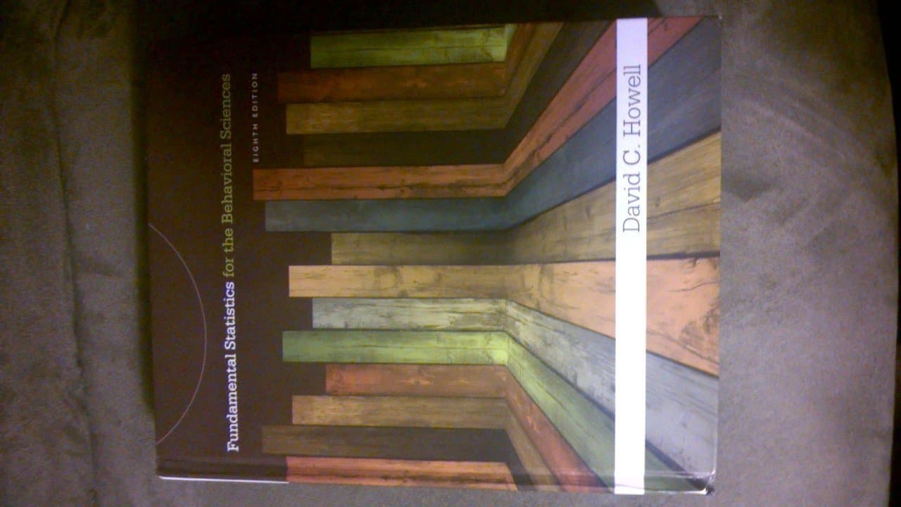 Fundamental Statistics for the Behavioral Sciences 8 (Hardcover) by Howell, David C. textbook cover