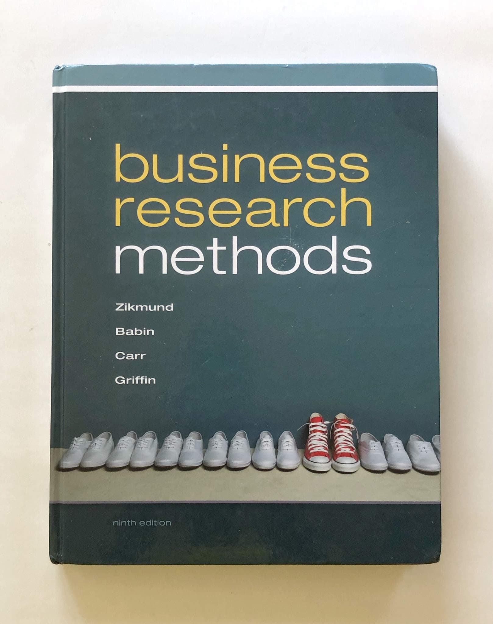 Business Research Methods (with Qualtrics Printed Access Card) 9 (Hardcover) by Zikmund, William G. textbook cover