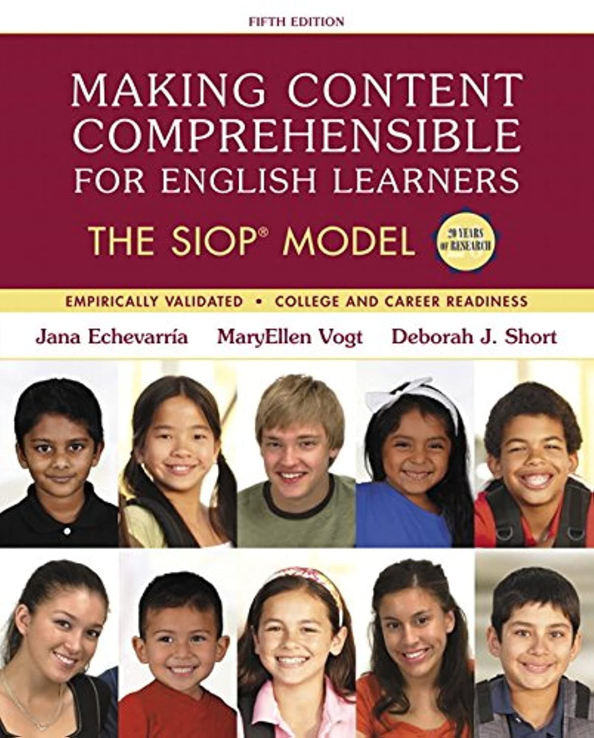 Making Content Comprehensible for English Learners: The SIOP Model (SIOP Series) 5 by Echevarria, Jana textbook cover