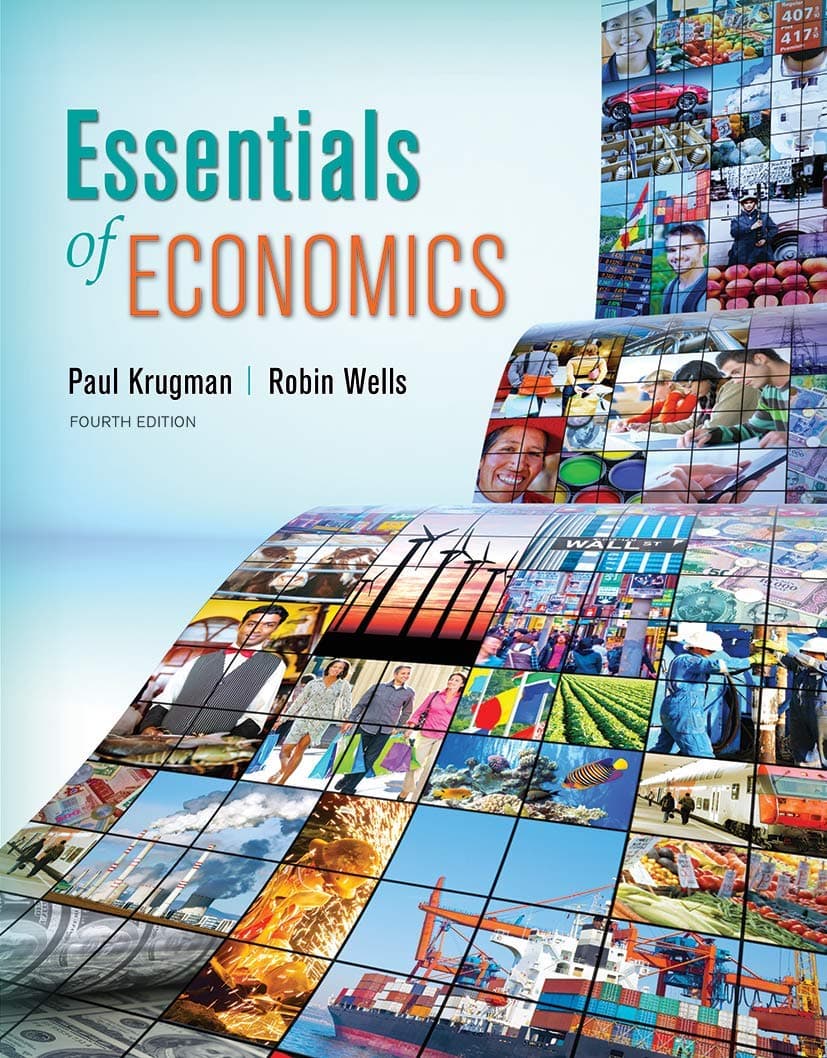Essentials of Economics Fourth (Paperback) by Krugman, Paul textbook cover