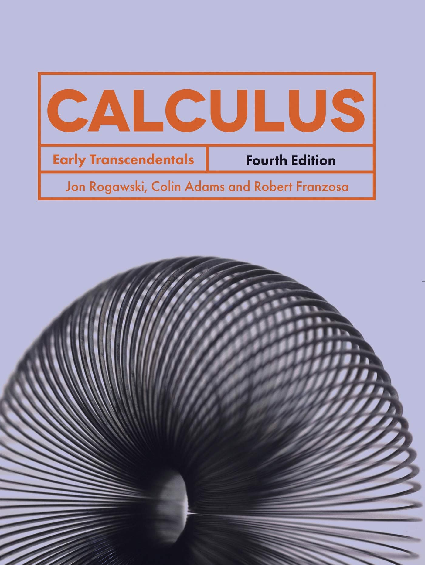 Calculus: Early Transcendentals 4th ed. 2019 by Colin Adams Robert Franzosa Jon Rogawski textbook cover