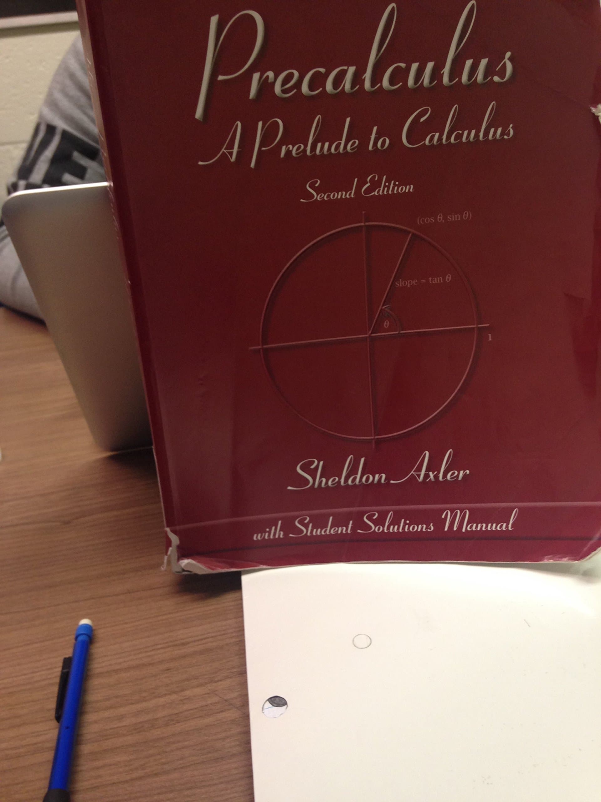 Precalculus: A Prelude to Calculus 2 by Axler, Sheldon textbook cover