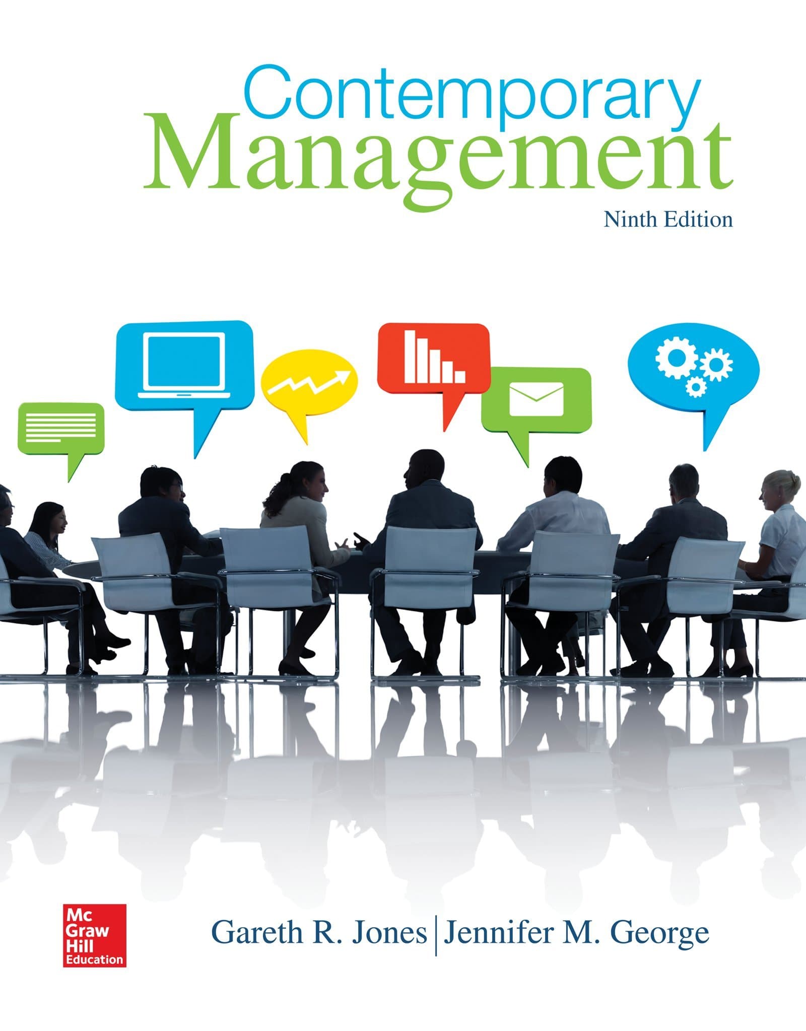 Contemporary Management 9 (Hardcover) by Jones, Gareth textbook cover