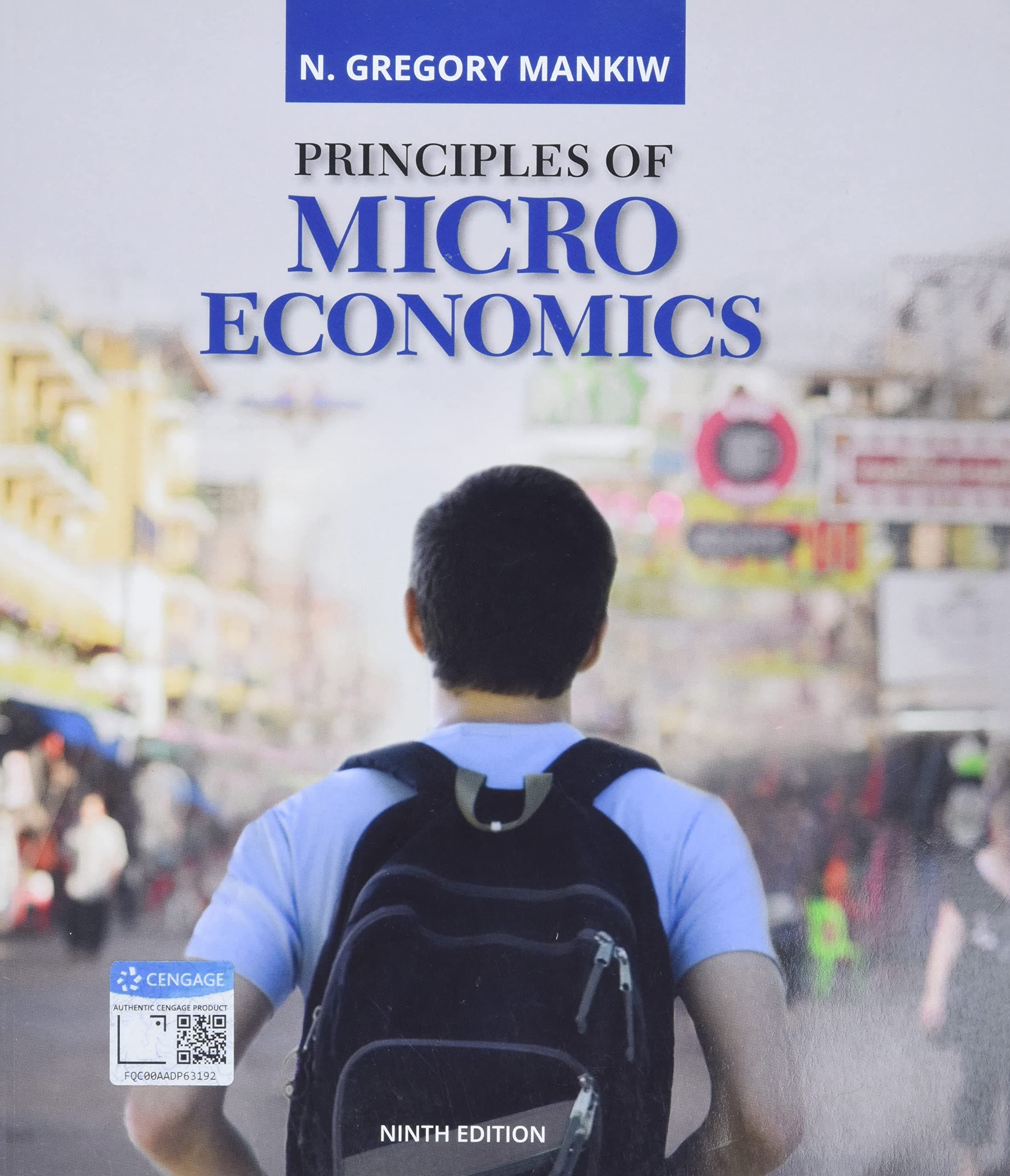 PRINCIPLES MICROECONOMICS (MindTap Course List) 9 by Mankiw, N. textbook cover