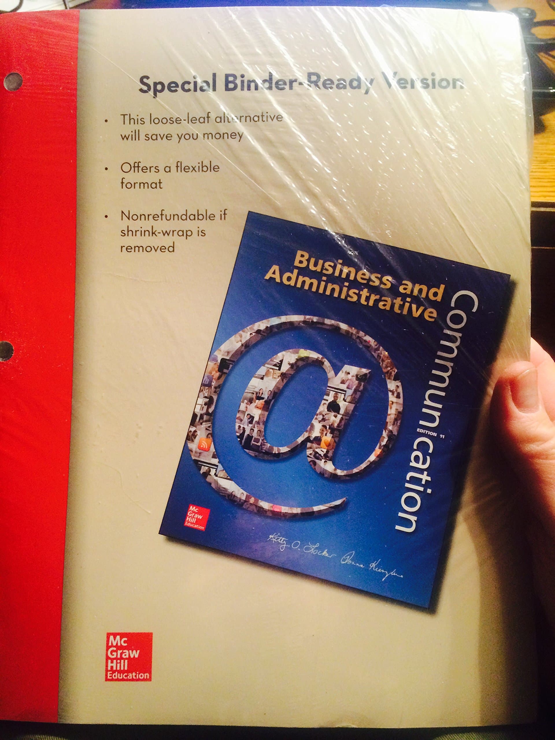 Business and Administrative Communication 11th Edition (Hardcover) by Locker, Kitty textbook cover