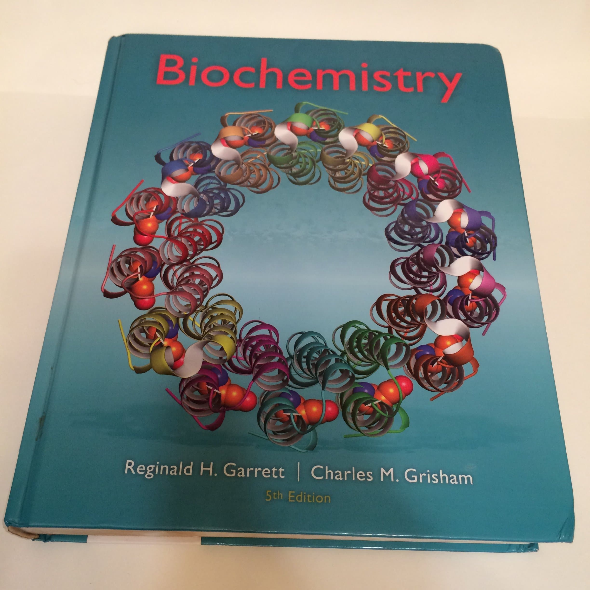 Biochemistry 5 (Hardcover) by Garrett, Reginald H. textbook cover