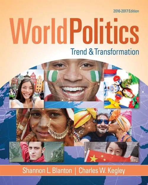 World Politics 16th Edition (Paperback) by Shannon L. Blanton textbook cover