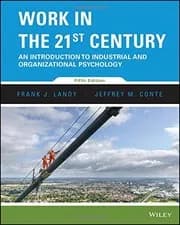 Work in the 21st Century 5th Edition (Ring_bound) by Frank J. Landy textbook cover