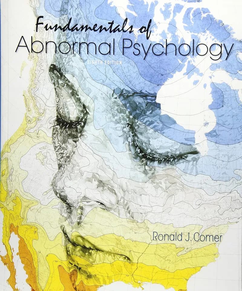 Fundamentals of Abnormal Psychology 8th Edition (Paperback) by Ronald J. Comer textbook cover