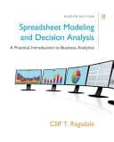 Spreadsheet Modeling & Decision Analysis 8th Edition (Hardcover) by Cliff Ragsdale textbook cover