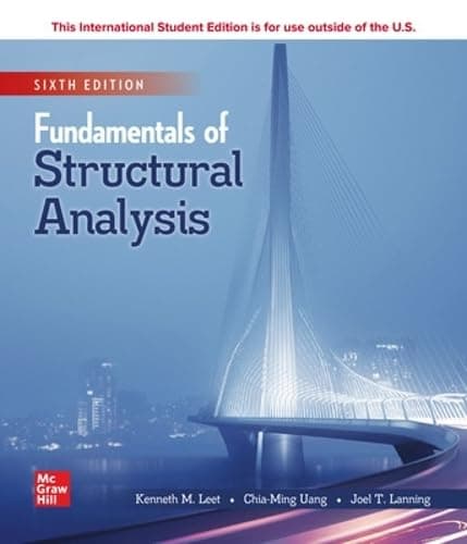 Fundamentals of Structural Analysis 6 by Leet, Kenneth textbook cover