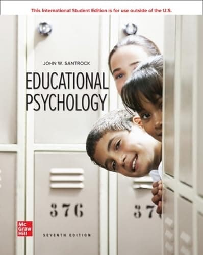Educational Psychology by John W. Santrock textbook cover