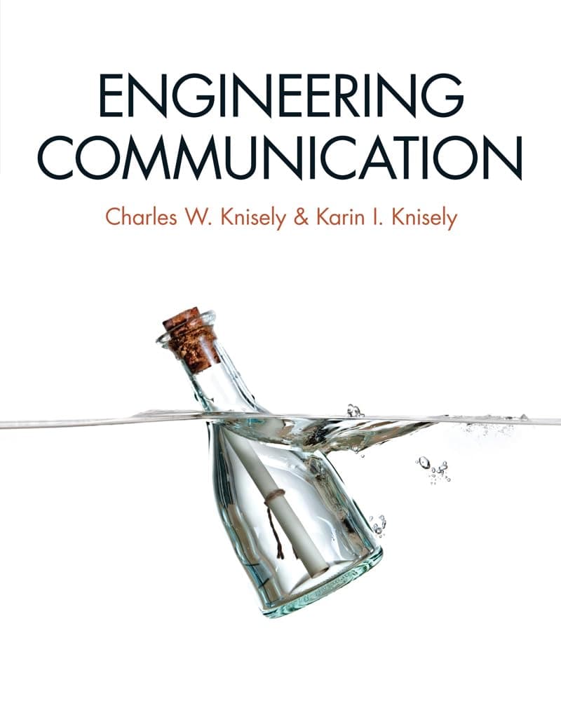 Engineering Communication (MindTap Course List) 1 by Knisely, Charles textbook cover