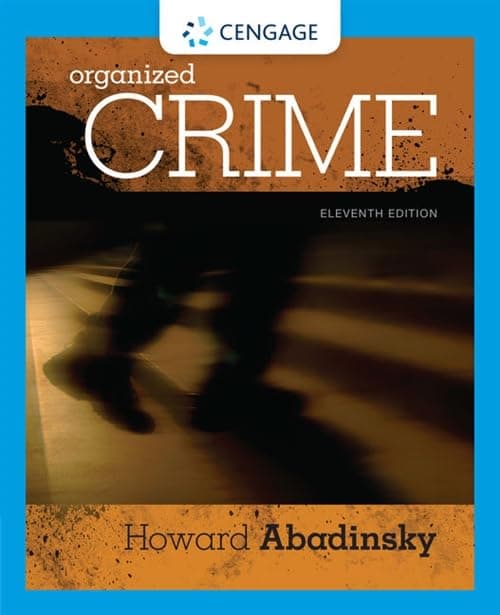 Organized Crime 11 (Hardcover) by Abadinsky, Howard textbook cover