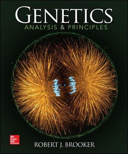 Genetics: Analysis and Principles 5th Edition by Brooker, Robert textbook cover