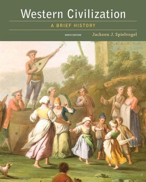 Western Civilization: A Brief History 9 by Spielvogel, Jackson textbook cover