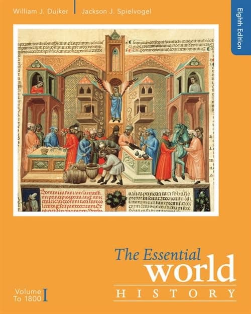 The Essential World History: To 1800, English Edition (1) 8 by Duiker, William J. textbook cover