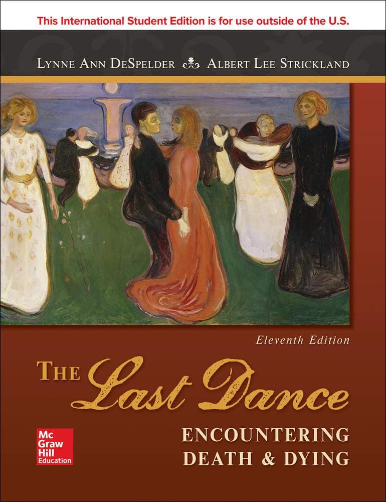 The Last Dance: Encountering Death and Dying 11 by Despelder, Lynne Ann textbook cover