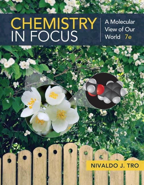 Chemistry in Focus: A Molecular View of Our World 7 by Tro, Nivaldo textbook cover