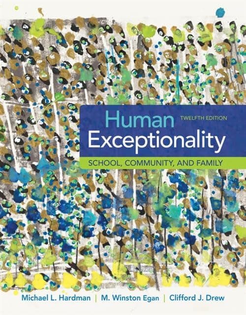 Human Exceptionality: School, Community, and Family (MindTap Course List) 12 by Hardman, Michael textbook cover