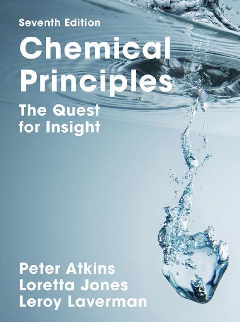 Chemical Principles 7th 7th ed. 2016 by Peter Atkins, Loretta Jones, Leroy Laverman textbook cover