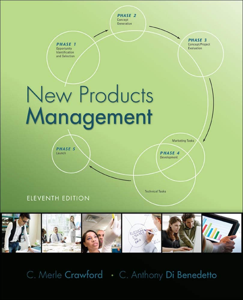 New Products Management 11 (Hardcover) by Crawford, C. Merle textbook cover