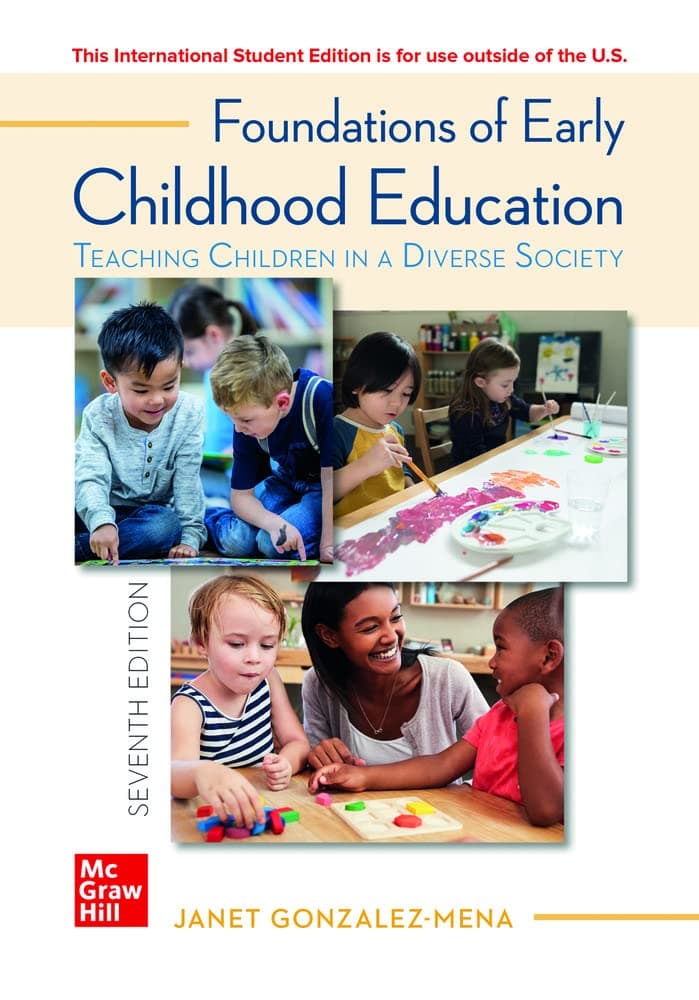 Foundations of Early Childhood Education: Teaching Children in a Diverse Society 7 (Paperback) by Gonzalez-Mena, Janet textbook cover