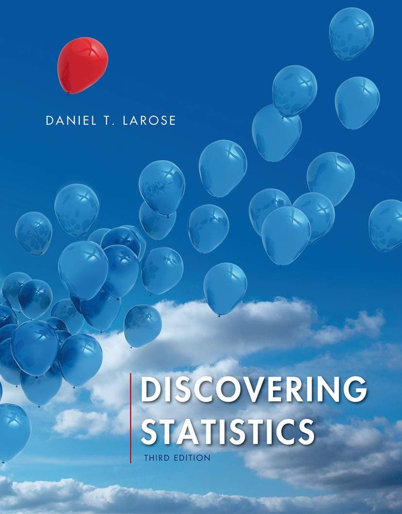 Discovering Statistics Third by Larose, Daniel textbook cover