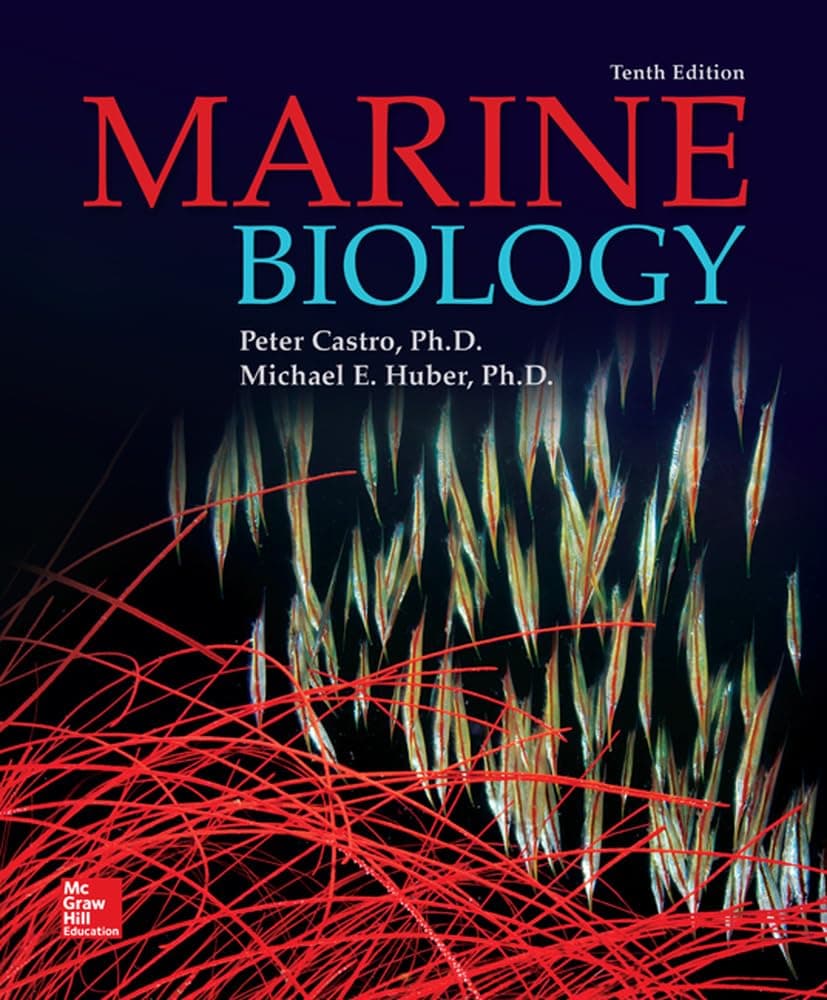 Marine Biology 10 by Castro, Peter textbook cover