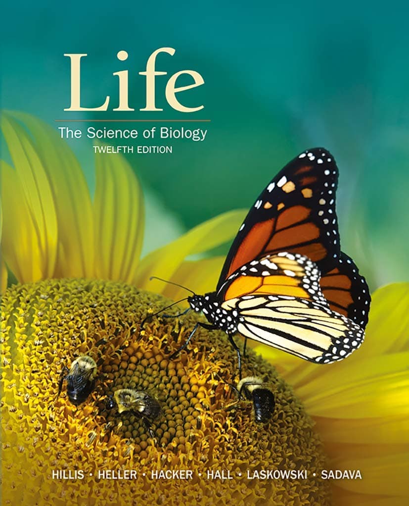 Life: The Science of Biology 12nd ed. 2020 by Hillis, David textbook cover